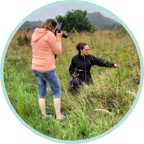 Sinds 2020 geeft Astrid workshops fotografie, zowel de basis als het creatieve gevolg.